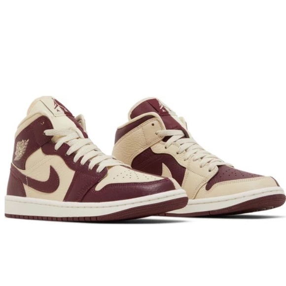 Nike Shoes - New size 8 Nike Air Jordan 1 Mid SE ‘Split – Beach Cherrywood’ DR0501-200
